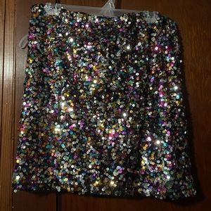 Sequin skirt